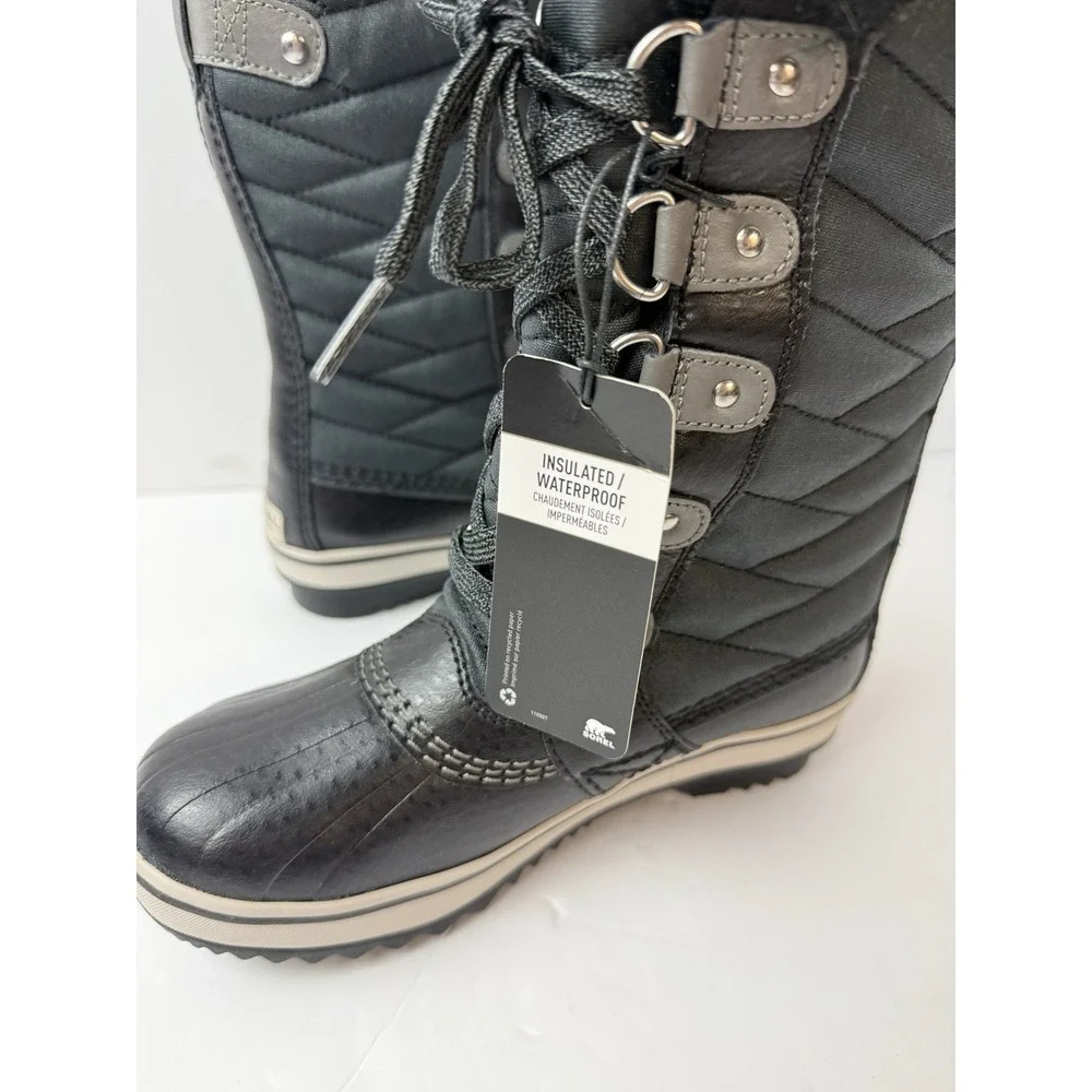Sorel Kids Tofino II WaterProof Boots Sz‎ 2 Youth Insulated Leather Shoes